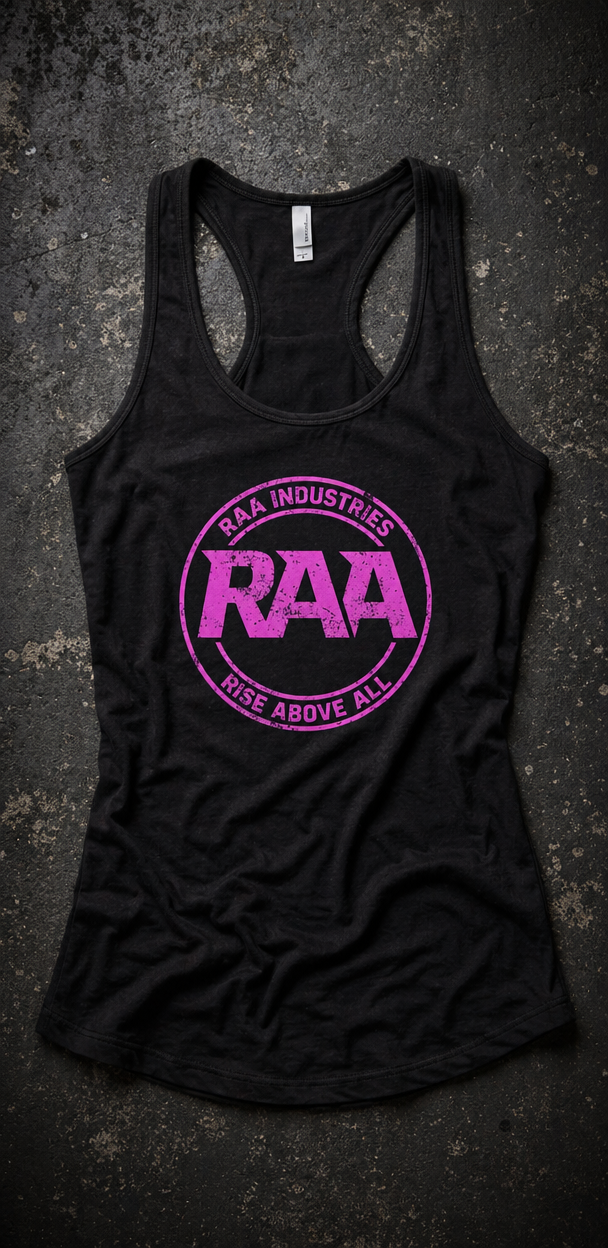 Women's Performance Tank (PINK ON BLACK)