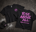 Women's Crop top (PINK ON BLACK)