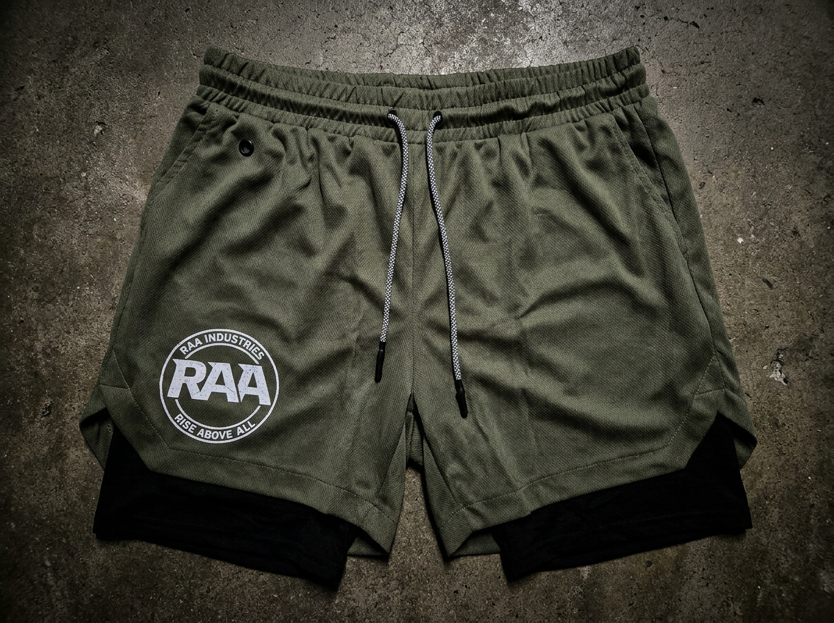 Mens RAA shorts.